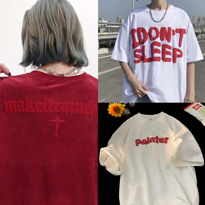 Guangyintong Red Puff Heat Transfer Vinyl HTV Rolls - Image 6
