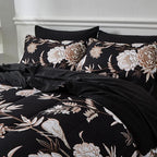 Yogeneg 7 Piece Bed in a Bag Queen Comforter Set Botanical Floral Bedding Set - Image 2
