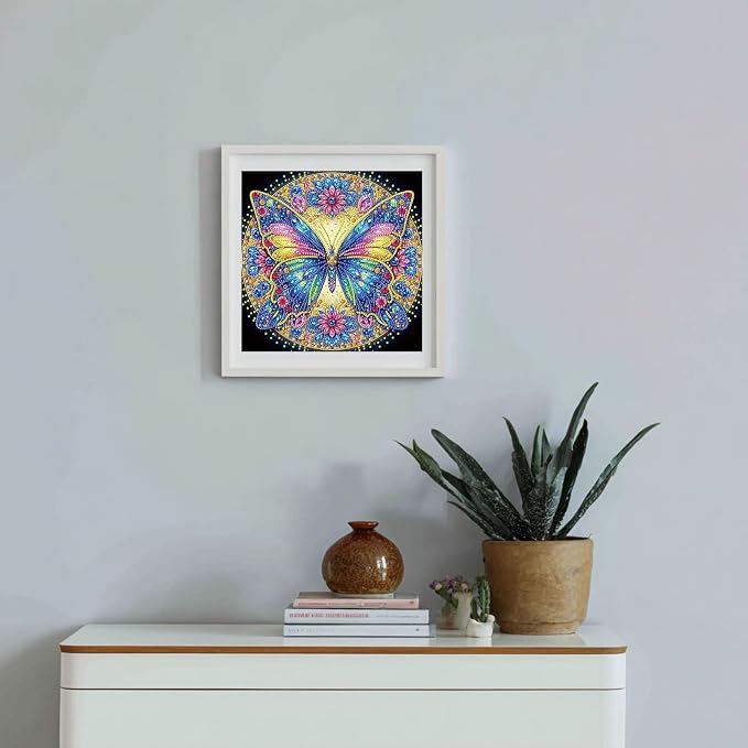 Gemozaic Diamond Art Kits for Adults, Butterfly Special Shape Diamond Painting - Image 7