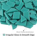 Youway Style Teal Glass Mosaic Tiles - Image 7