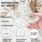 Tshirt Ruler Guide for Vinyl Alignment, T Shirt Rulers to Center Designs - Image 2