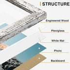 Vittanly 15 Pack Picture Frames Collage Wall Decor - Image 6