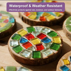 1DFAUL 200g Mosaic Tile Glue Clear, Mosaic Adhesive, Strong Bond, Fast Dry | - Image 4