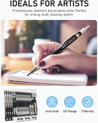 Nicpro 37PCS Art Mechanical Pencil Set, 0.5 mm, 0.7 mm, 0.9 mm & 2PCS 2mm Lead - Image 6