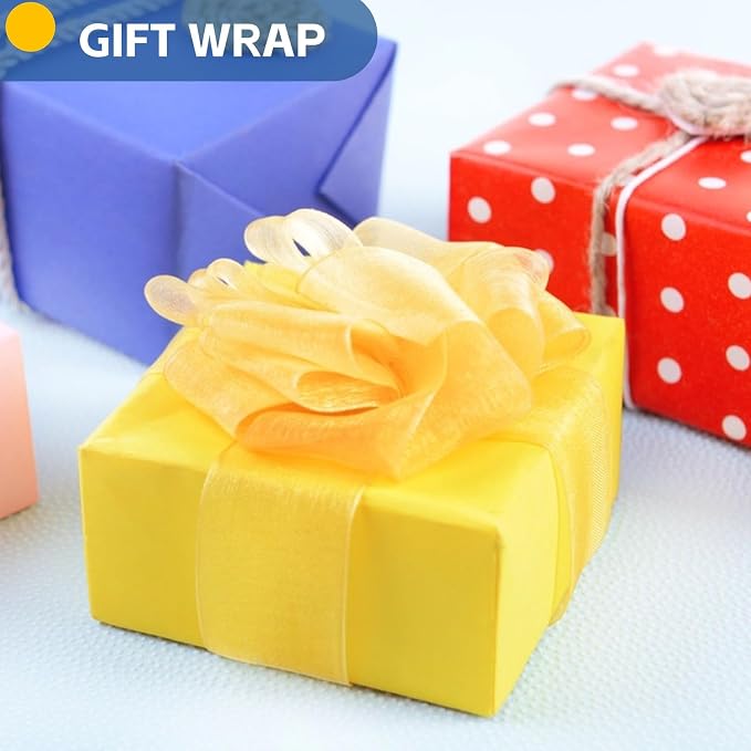 Yellow Wrapping Paper, Anniversary, Bouquet Flower Packing 80GSM 55LB - Image 3