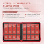 Premium Card Binder 12 Pocket for 720 Pockets Trading Card Binder, PU Zipper - Image 3