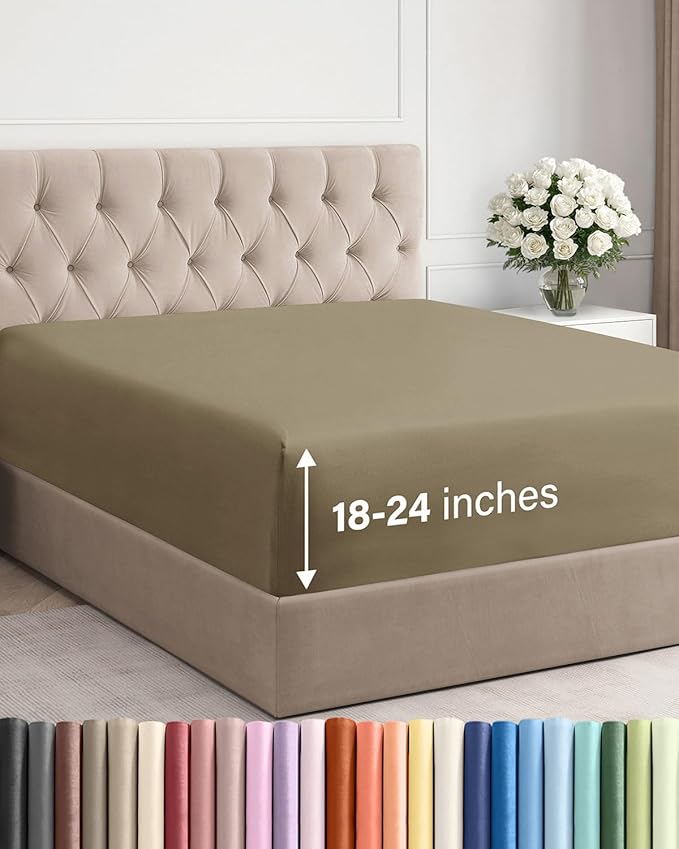 Extra Deep Queen Fitted Sheet by CGKUnlimited