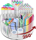 Absonic 250pcs Acrylic Pencil Holder Marker Organizer, 360-Degree Rotating Pen by Absonic