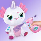 Canal Toys Airbrush Plush Light Up Axolotlcorn - Image 9