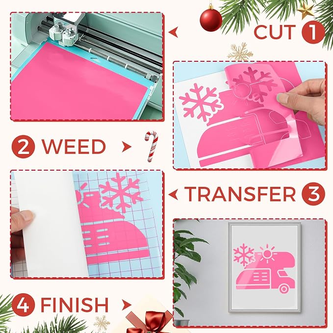 IModeur Glossy Pink Permanent Vinyl - Image 4