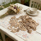 100 Pcs Unfinished Wooden Cutouts - Image 5