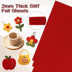 Luomorgo 8 Pcs 8 x 12 Inch Stiff Felt, 2mm Thick, - Image 2