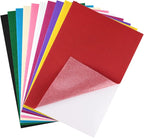 CHRORINE 10 Pcs Felt Fabric Sheets Self Adhesive Felt Sheets 8 x 12 Inches Felt by CHRORINE