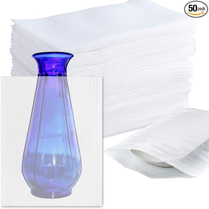 50 Pack Foam Pouches 8x12 Inch, Cushion Foam Pouches Protecting Mugs, China and by APOCHON