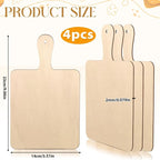 4 Pack Charcuterie Boards Bulk, Mini Charcuterie Boards, Cutting Board Bulk - Image 2