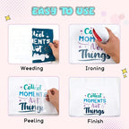Tintnut Gulf Color Heat Transfer Vinyl, easy cut & weed, stretch washable - Image 4