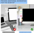 Office Desk Accessories 2pcs Multifunction Computer Monitor Memo Board - Image 4