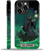 ZHEGAILIAN Case for iPhone 14 Pro Max, The Hermit Night Skull Durable by Home