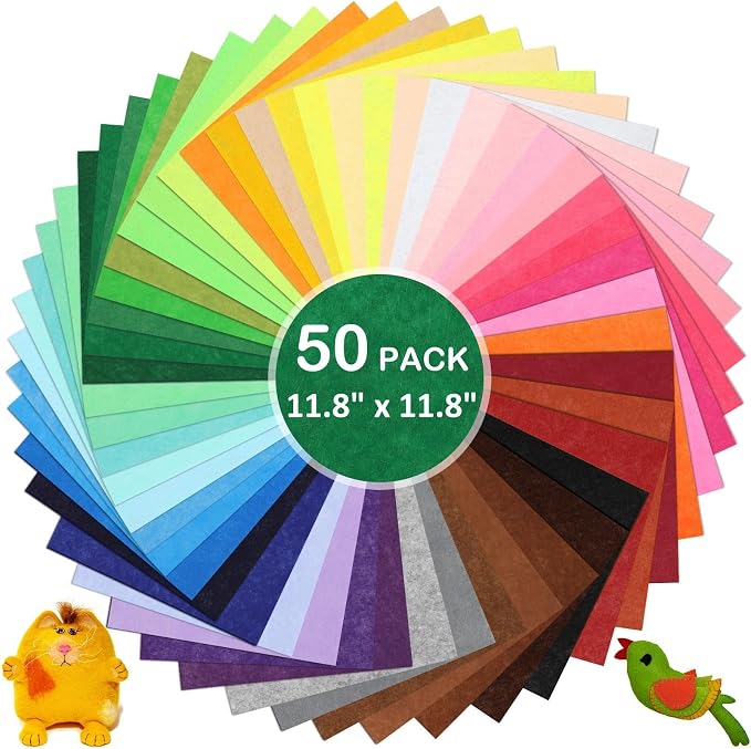 Thin Felt Fabric Sheets by KaKaPops