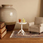 1:12 Scale Miniature End Table Wooden Round Side Table Dollhouse Furniture - Image 7