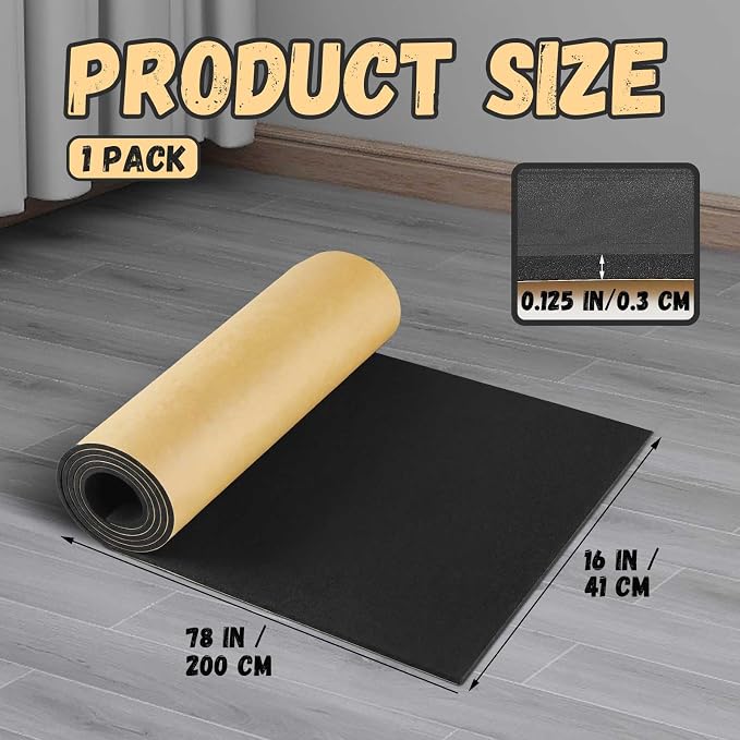 Pangda 1 Piece 78 x 16 x 1/8 Inch Extra Large Marine Foam Roll Closed Cell - Image 2