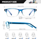 ANYLUV Blue Light Glasses Men Woman, Eye Strain Relief Eye Protection - Image 4