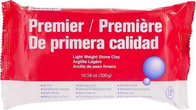 Padico La Doll Premier, Air Dry Lightweight Stone, 10.58-oz | Specialty Clay by SandtastikProducts