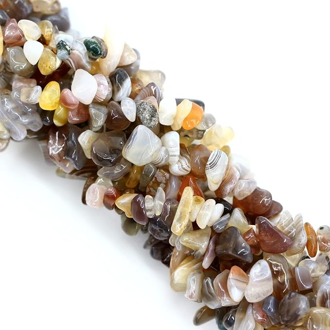 Persia Crystal Chips with Holes by Ouubuuy