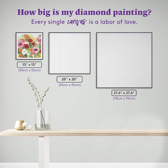 DIAMOND ART CLUB Lea's Garden Diamond Painting Kit, Fun DIY Crafts - Image 4
