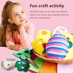 Jtnohx Color Felt, Soft Felt Sheets, 1.4mm Thick 8"x12" Handicraft Felt Fabrics - Image 7