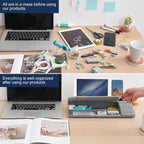 Small Glass Desktop Whiteboard Dry-Erase-Board - Image 3