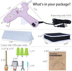 Full Size Hot Glue Gun with 60W/100W/OFF Switch, 9.8ft Extra-long Power Cord - Image 4