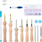 Punch Needle Kit Includes Adjustable Punch Needle Tool by Zuaooz