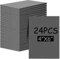 MotiMind 24 Pcs 4 x 6 x 0.12 Inch Gray Linoleum Block Rubber Stamp Carving by MotiMind