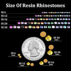 5000pcs 2mm Resin Rhinestones Bulk - Image 3