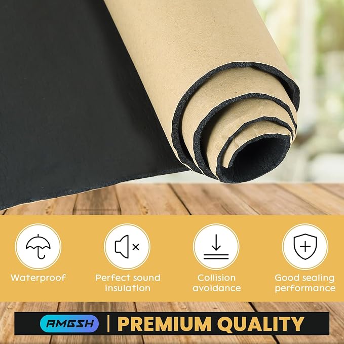Sponge Neoprene with Adhesive Foam Rubber Sheet 1/8” Thick X 12” Wide X 24” Long - Image 3