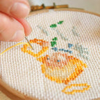 10pcs Cross Stitch Fabric DIY Cross Stitch Aida Cloth Fabric - Image 7
