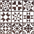 Barn Quilt Stencils for Crafts Reusable 12” Quilt Block Stencil Drawing by zosylley