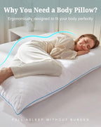 YZ HOME Long Body Pillow for Adults - Image 3