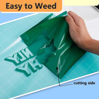 RENLITONG Green Iron on Vinyl 12Inch by 13ft Roll Heat Transfer Vinyl - Image 4