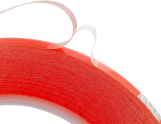 4mm x 25M Clear Double Sided Strong Adhesive Tape | Ultra Thin Acrylic Tape by GENNEL