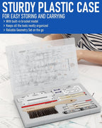 Nicpro 21PCS Professional Drafting Tools & Geometry Set - Image 8