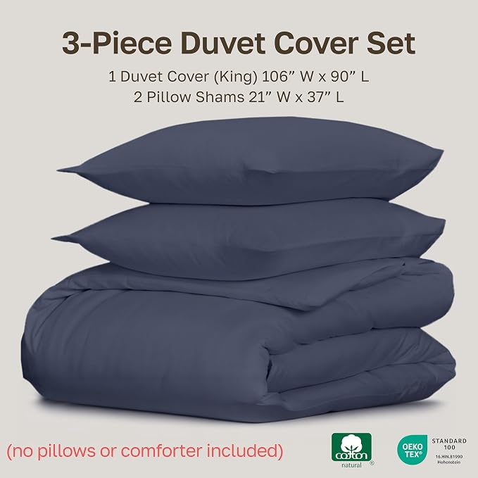 California Design Den 3 Pc King Duvet Cover Set - Image 5