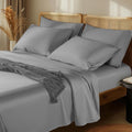 LBRO2M 1000 Thread Count 100% Egyptian Cotton Sheets Set 6 Piece Sets Full Size by LBRO2MBedding