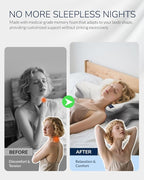 Cervical Neck Pillow for Side & Back Sleepers, Ergonomic Memory Foam Pillow for - Image 3