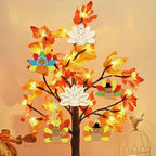 24 PCS Unfinished Wooden Thanksgiving Crafts, Turkey Shaped Hanging Ornaments - Image 6