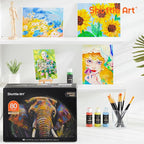 Shuttle Art 80 Colors Acrylic Paint, Acrylic Paint set - Image 8