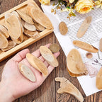 SUPERFINDINGS 300g Natural Driftwood Pieces DIY Dried Wood Sticks Oval Wooden - Image 3