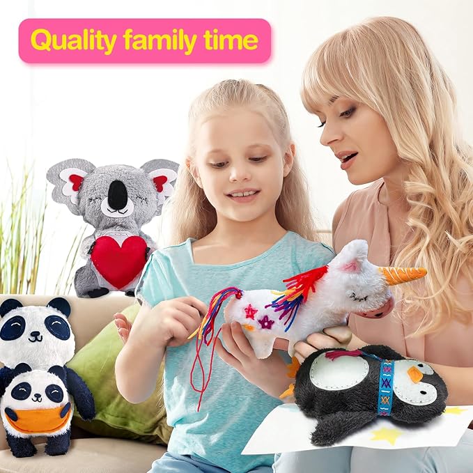 Avenir My First Sewing Kit for Kids Ages 6-8 Beginners | Learn to Sew Stuffed - Image 7