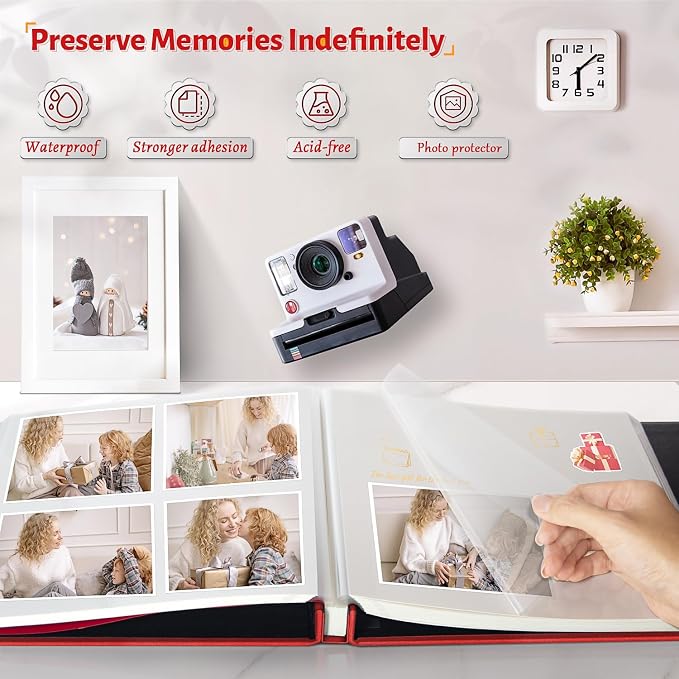 Artfeel Photo Album Self Adhesive Scrapbook, Large Photo Book - Image 2